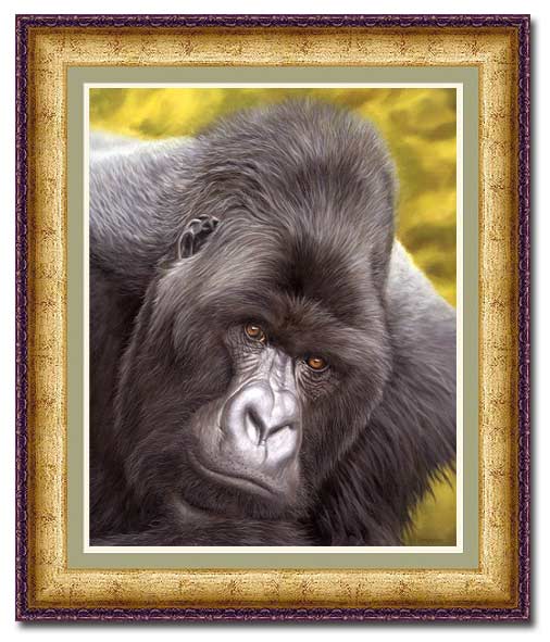 mountain gorilla blog - fine art painting / print