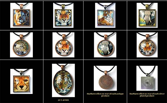 wildlife art jewellery