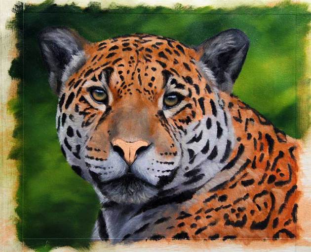 jaguar painting