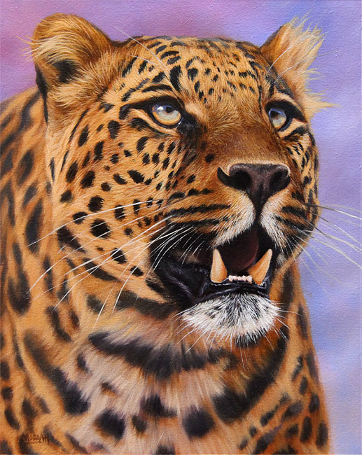leopard painting for sale