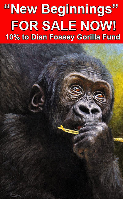 gorilla baby painting